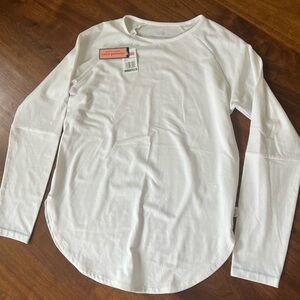 NWT girls large white long sleeve